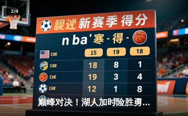 巅峰对决！湖人加时险胜勇士，詹姆斯40分三双主宰关键战役 - 2